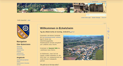 Desktop Screenshot of eckelsheim.de